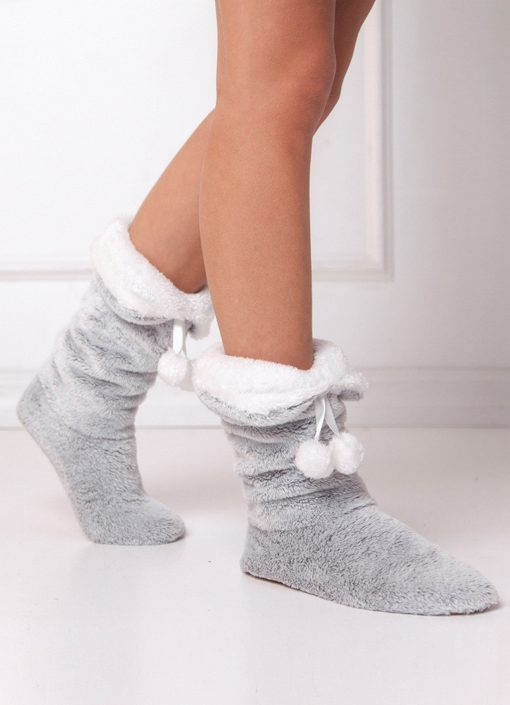 Домашние носки – тапочки – угги, Вязание для женщин